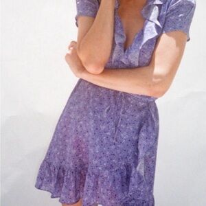 Realisation Par Valentina Floral Mini Dress